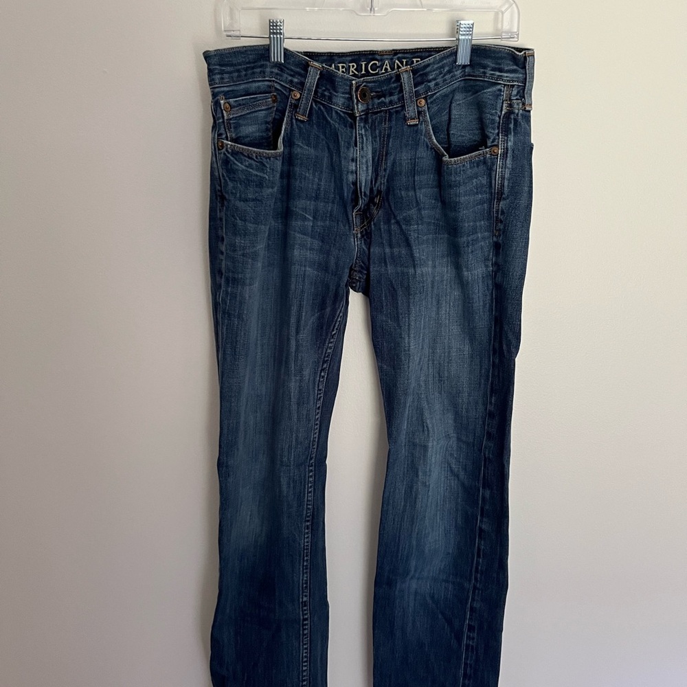 31x32 Blue Denim Jeans - Slim Straight